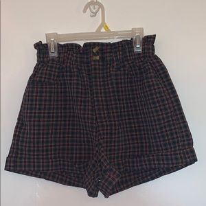 Plaid shorts